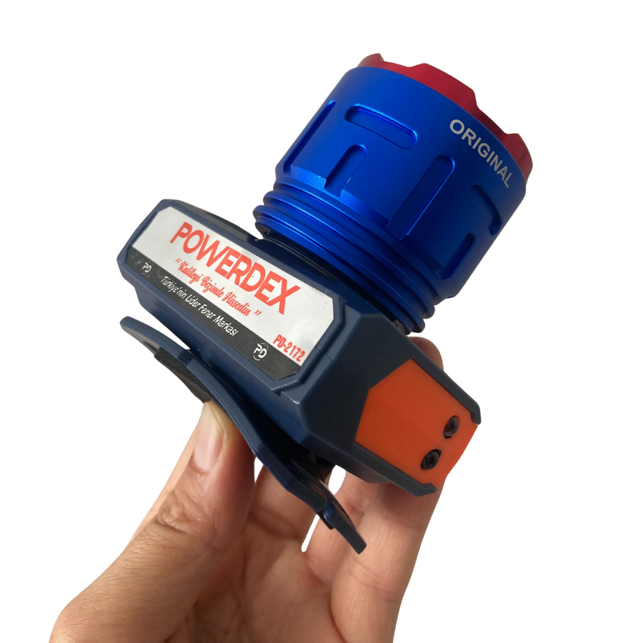 Powerdex PD-2172 Sensörlü Profesyonel Kafa Lambası - 3000 Lümen 50W (8 Saat Çalışma Süresi)