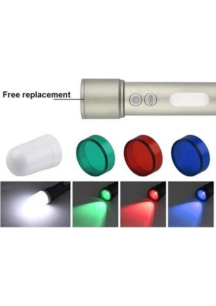 PD-3900 Ultra Parlak Cob LED 9 Modlu Askılı Şarjlı El Feneri