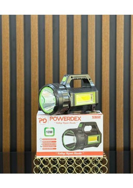 PD-7575 USB Çıkışlı Ledli Solar Şarjlı El Feneri ve Kamp Lambası