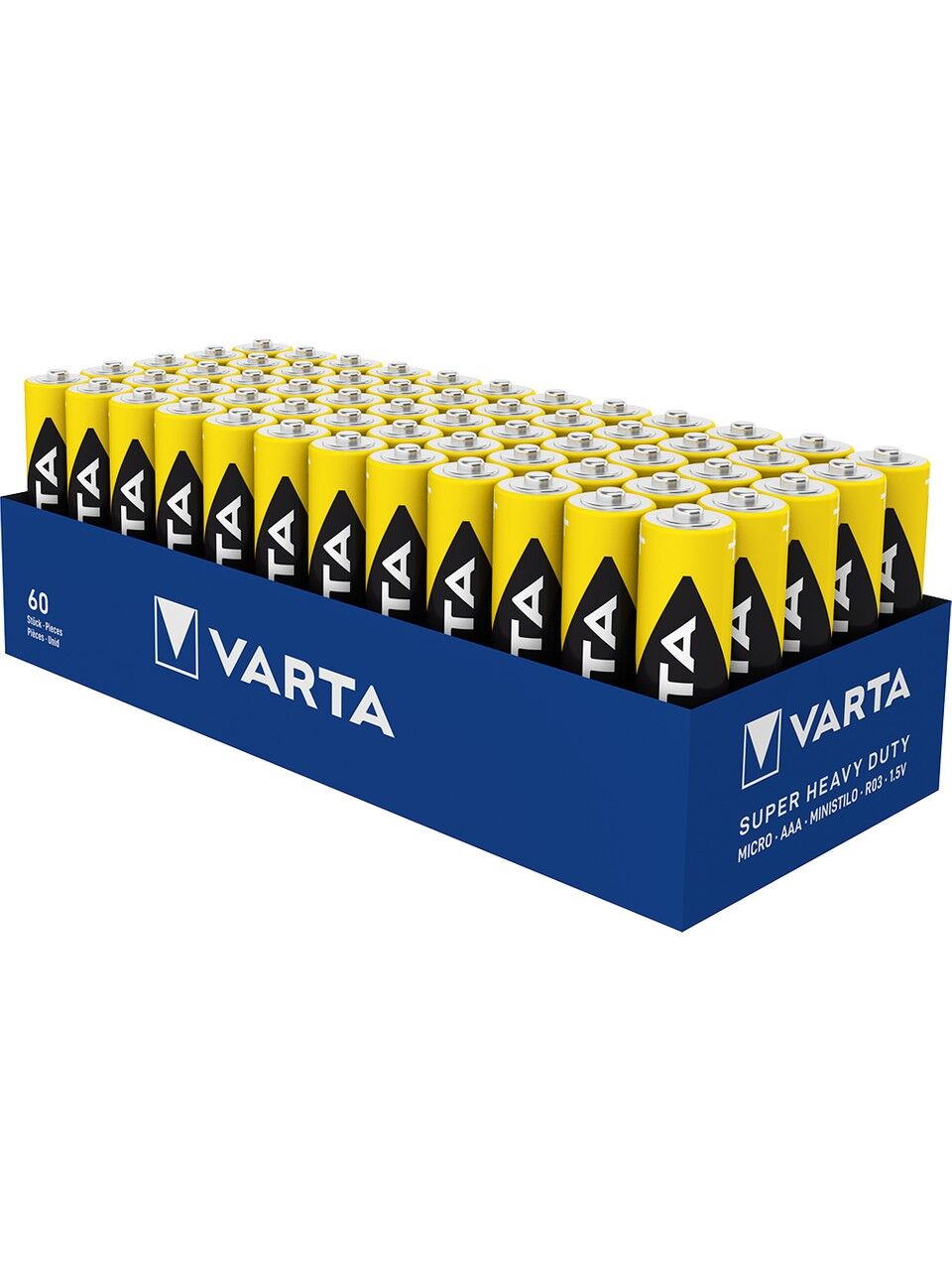 Super Heavy Duty Çinko Aaa Ince Kalem Pil 60'lı Paket