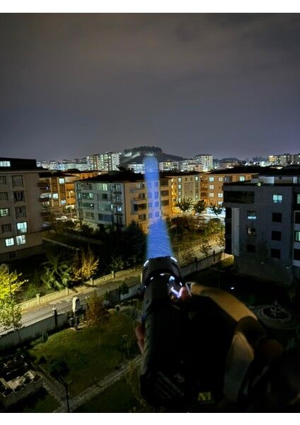 PD-14200 Profesyonel El Feneri | 60W – 6000 Lümen – 12.000 Mah – Powerbank Özellikli, Zoomlu, Metal Gövde