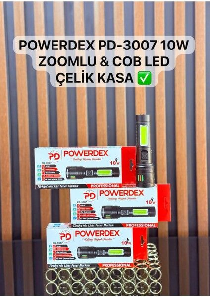 PD-3007 10 W 1000 Lümen El Feneri