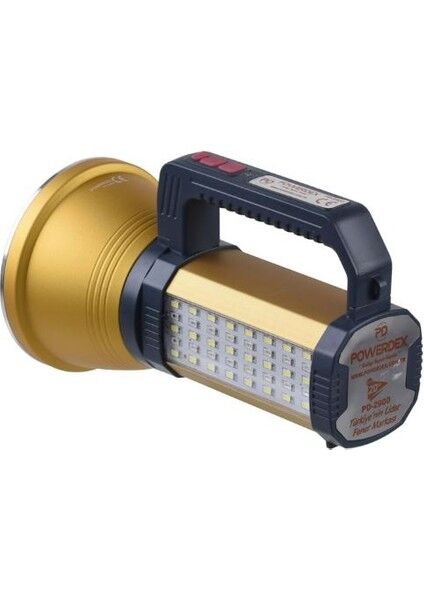 20 Watt 2000 Lümen LED Şarjlı El Feneri Çakarlı Işıldak PD-2900