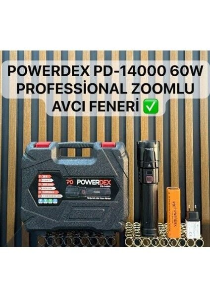 Pd 14000 Profesyonel El Feneri