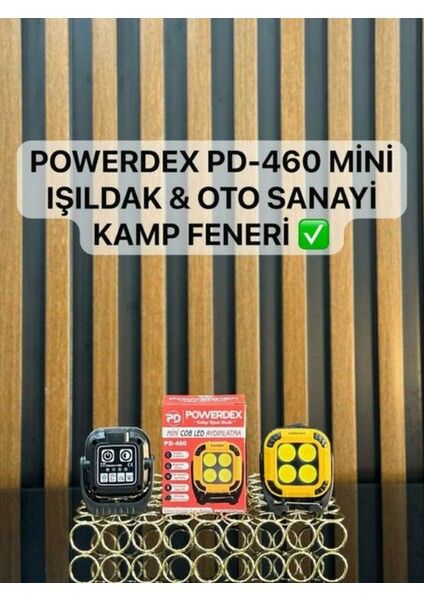 PD‑460 Cob Mini Şarjlı Kamp Lambası – Manyetik Anahtarlık Işıldak