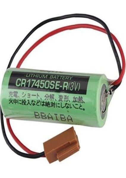 CR17450SE 3V Lityum Pil / Kablolu Konnektörlü