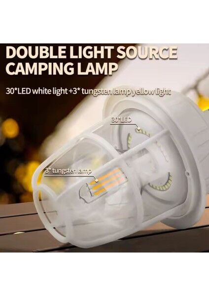 WS-2002 Güneş ile Şarj Edilebilir Kamp Lambası