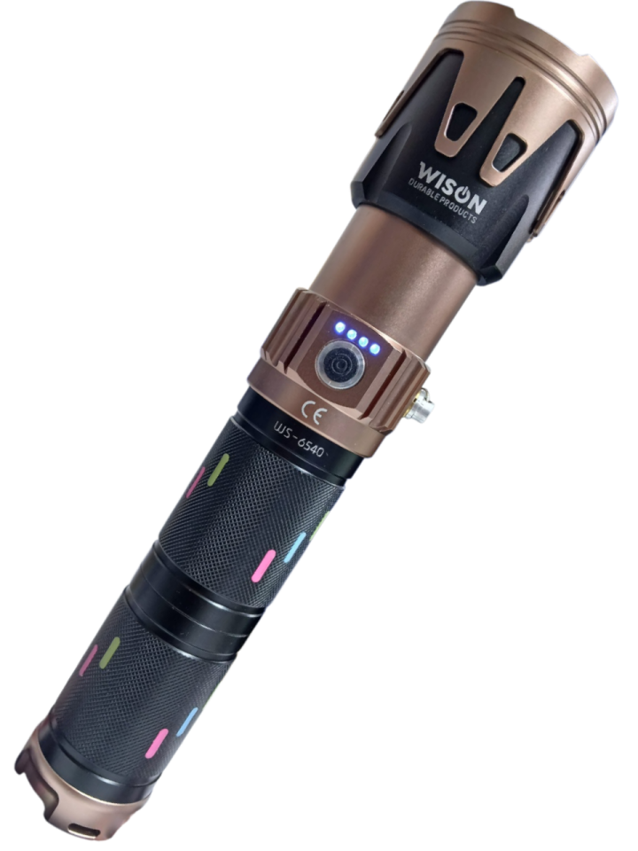 WS-6540 Profesyonel Yakıcı Özellikli El Feneri | 50W – 5000 Lümen – 19200 Mah – Zoomlu & Type-C Şarjlı