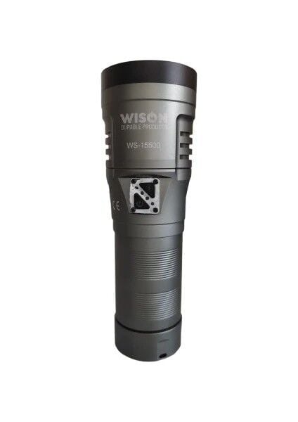 WS-15500 Profesyonel Uzun Menzilli El Feneri | 13.000 Lümen – 130W – 32.000 Mah
