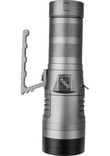 WS-15500 Profesyonel Uzun Menzilli El Feneri | 13.000 Lümen – 130W – 32.000 Mah