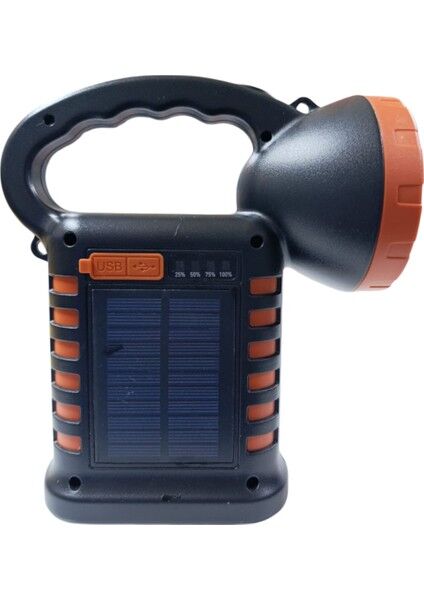 WS-4343 Profesyonel Kamp Feneri | Güneş Panelli, Powerbank Özellikli, Çok Amaçlı Aydınlatma