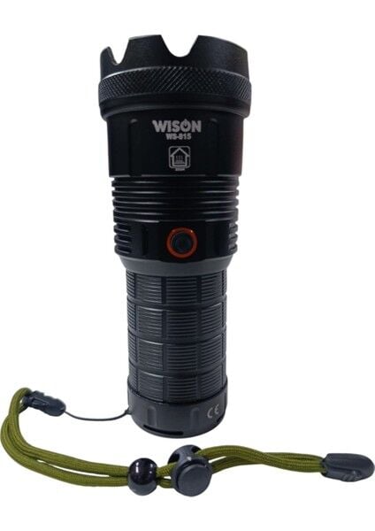 WS-815 Profesyonel El Feneri | 50W – 4500 Lümen – 12000 Mah – Powerbank Özellikli