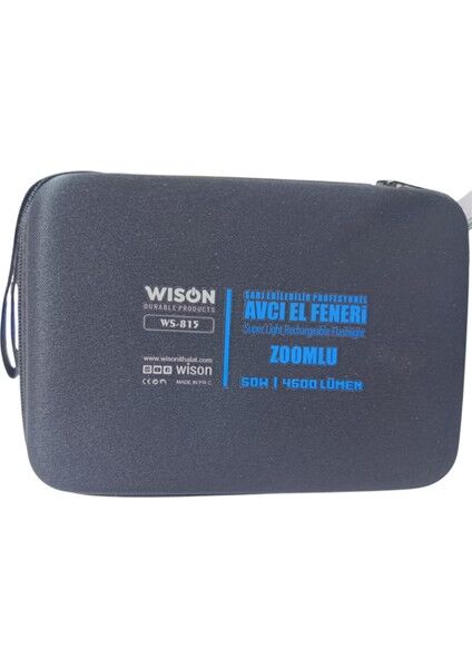 WS-815 Profesyonel El Feneri | 50W – 4500 Lümen – 12000 Mah – Powerbank Özellikli