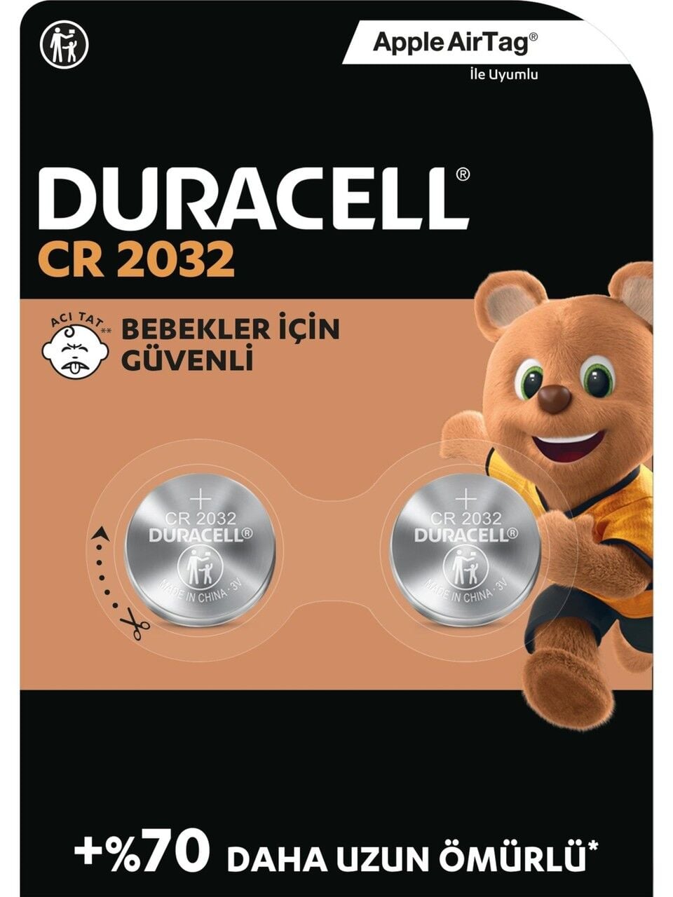 CR2032 Düğme Pil 3V 2'li Paket