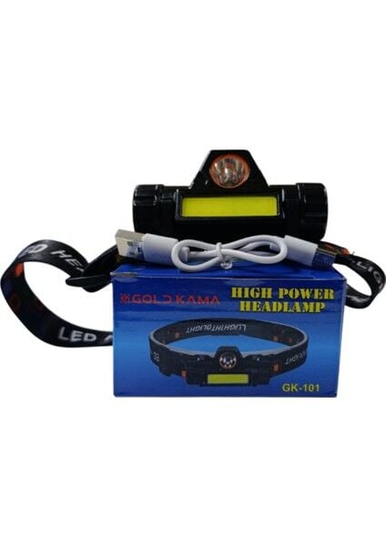 GK-101 Şarjlı Kafa Lambası | Cob LED – Type-C Şarjlı – Mıknatıslı Tasarım