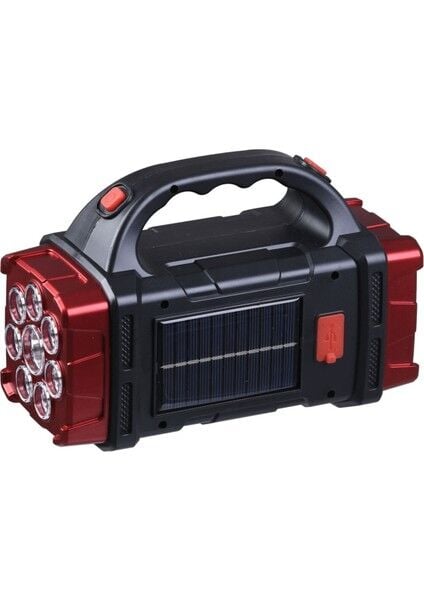 38 W Solar ve USB Şarjlı Fener PG-800