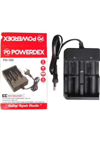 PD-150 18650 Li-Ion Pil Şarj Cihazı