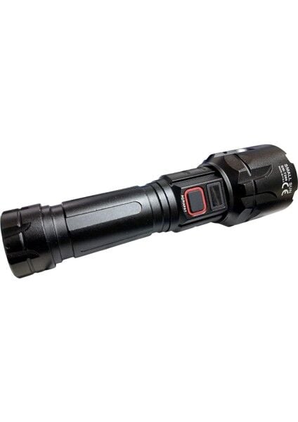 SM-T288 El Feneri - 80W Güçlü Işık - Lazer Etkili - Şarjlı ve Uzun Menzilli El Feneri