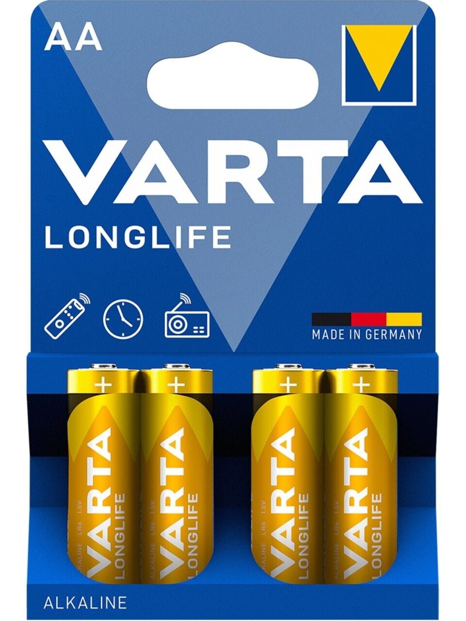 Alkalin AA Longlife Kalem Pil 4'lü Paket