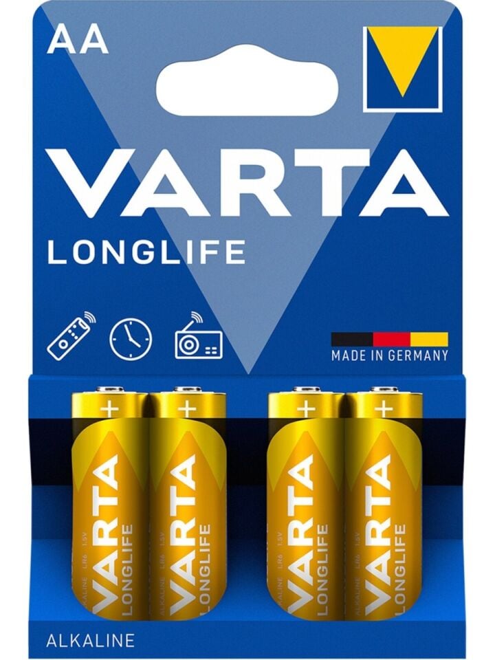 Alkalin AA Longlife Kalem Pil 4'lü Paket