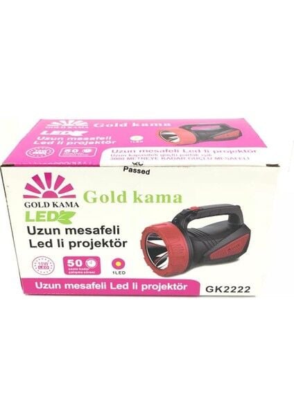 10 W LED El Feneri Şarjli GK-2222