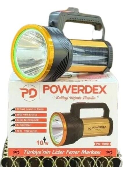 PD-1900 1000 Lümen LED Şarjlı El Feneri