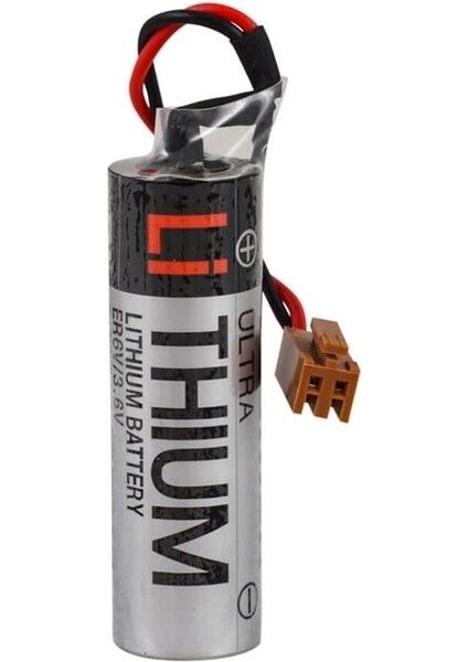 1S1P - ER6V 3.6V Li-Socl2 Lithium Pil -Kahverengi Soket