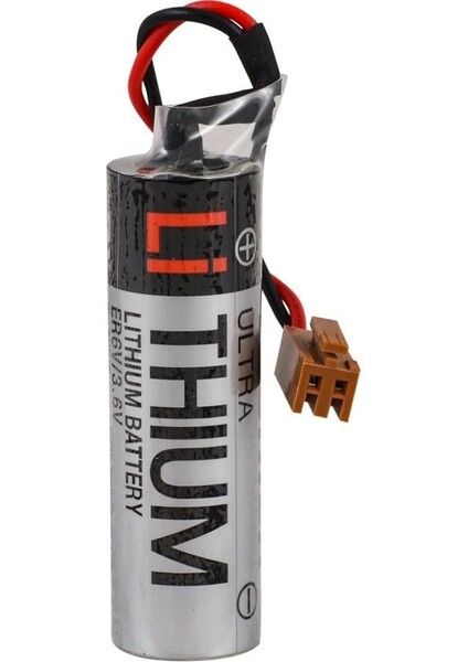 1S1P - ER6V 3.6V Li-Socl2 Lithium Pil -Kahverengi Soket