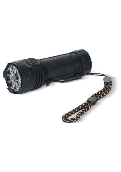 WT-623 Profesyonel Şarjlı El Feneri | 8+1 LED – 7 Mod – 300M Işık Mesafesi – Type-C – Mıknatıslı & Metal Gövde