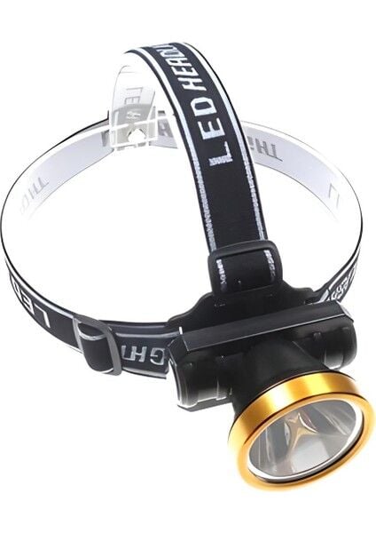 Q-Max Şarjlı LED Kafa Lambası Kamp Işığı 3 Mod