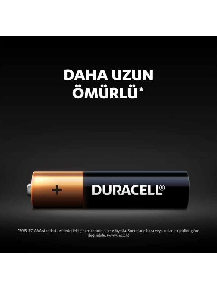 Alkalin AAA İnce Kalem Pil, 1,5 V LR03/MN2400 20'li Kartela