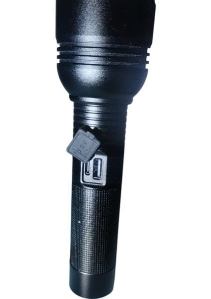 GK-6900 Profesyonel El Feneri | 20 W – 2000 Lümen – 6800 Mah x 2 Batarya – Zoomlu – Type-C Şarj – Flash Modlu