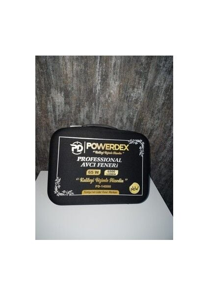 PD-14500 Profesyonel El Feneri | 65W – 6500 Lümen – 41000 Mah – Çoban Feneri - Metal Gövde, Type-C Şarjlı, Dijital Göstergeli & Kulplu