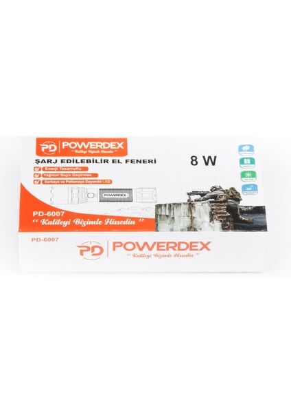 PD-6007 Şarjlı Fener  PD6007 Şarjlı Fener