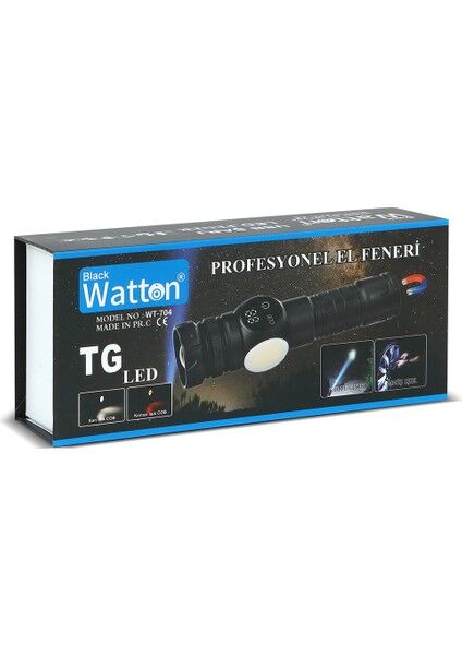 9 Mod Şarjlı Kamp Lambası El Feneri WT-704