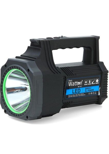 LED Şarjlı El Feneri 25W WT-417