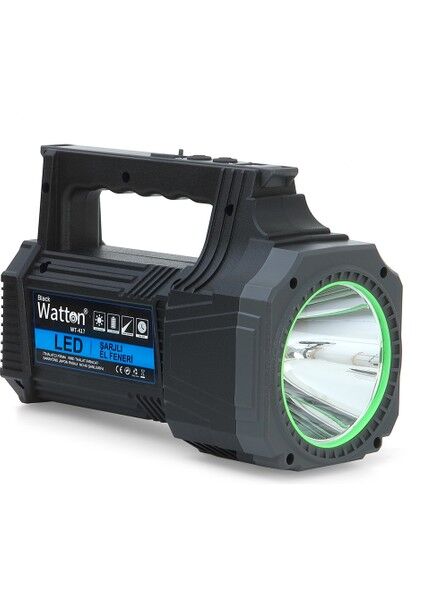 LED Şarjlı El Feneri 25W WT-417