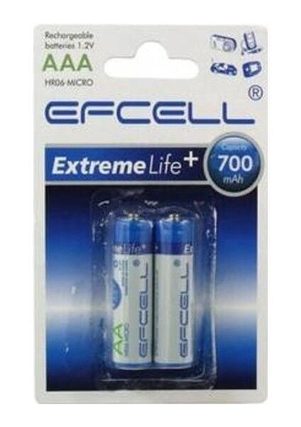 Extreme Life+ 700 Mah Aaa Şarjlı Pil 2'li