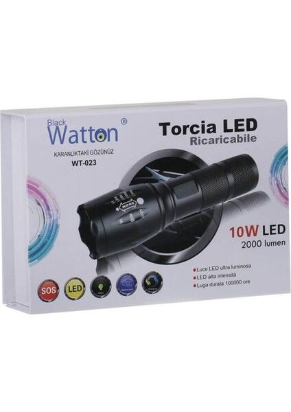 Watton WT-023 Şarjlı El Feneri