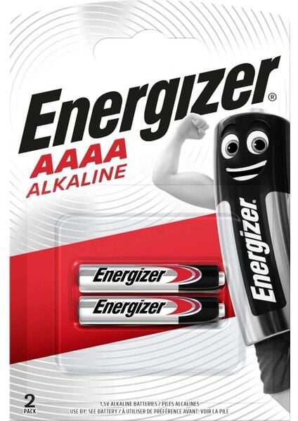 Energizer 4A/LR61 (Aaaa) Incenin Incesi Yüzey Kalemleri Için Tablet Vs. Alkalin Pil ( 2 Li ) Ambalaj