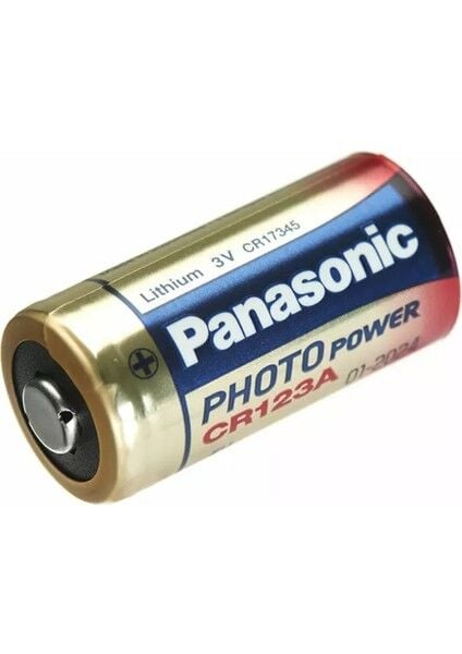 Panasonic CR123AL/1B 3 Volt Lityum CR123 Tekli Fotoğraf Makinesi Pili (4915)