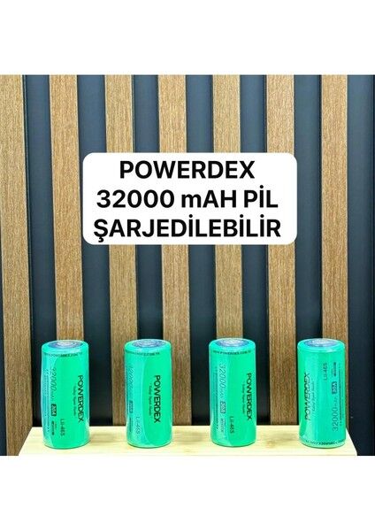 PD-32000 Mah Orijinal Yedek Pil (PD-15000 70 Watt 7000 Lümen Fener Için)
