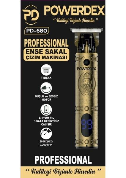 PD-680 Sakal ve Ense Çizim Makinesi