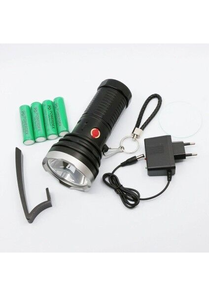 PD-9900 | 25W • 3200 Lümen • Şarjlı Profesyonel El Feneri