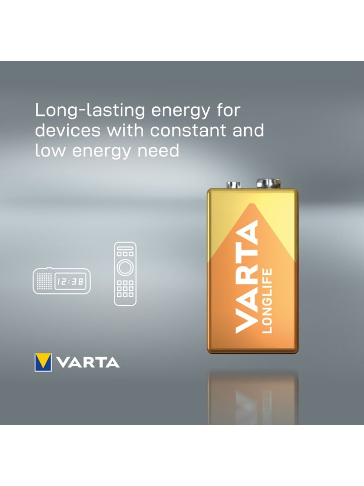 Alkalin 9v Longlife Pil Tekli Paket