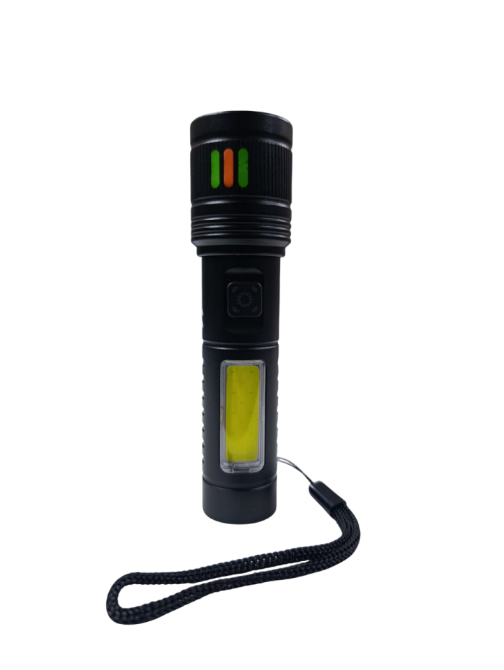 PD-3007 Profesyonel El Feneri | 10W – 1000 Lümen – 4000 Mah – Zoomlu – Metal Kasa – Type-C Şarjlı