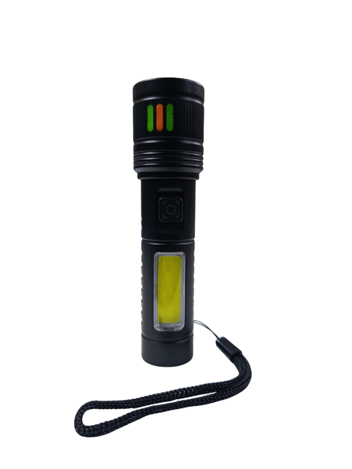 PD-3007 Profesyonel El Feneri | 10W – 1000 Lümen – 4000 Mah – Zoomlu – Metal Kasa – Type-C Şarjlı