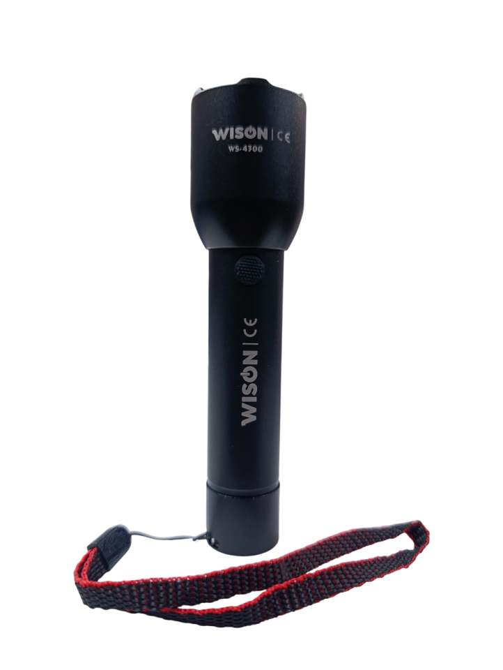 WS-4300 Profesyonel El & Tüfek Feneri | 1200 Lümen – Metal Kasa – Zoomlu – Type-C Şarjlı