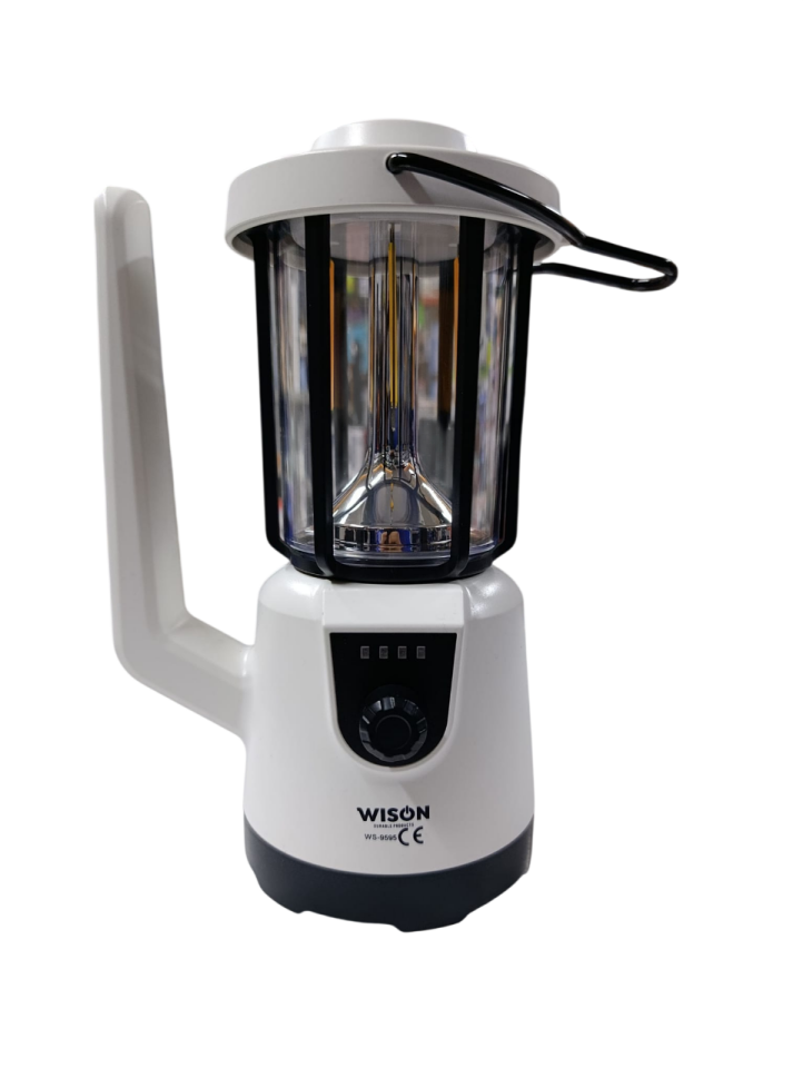 WS-9595 Profesyonel El Feneri & Kamp Lambası | 5W – 3 Işık Modu – Asılabilir – Powerbank – Type-C Şarjlı