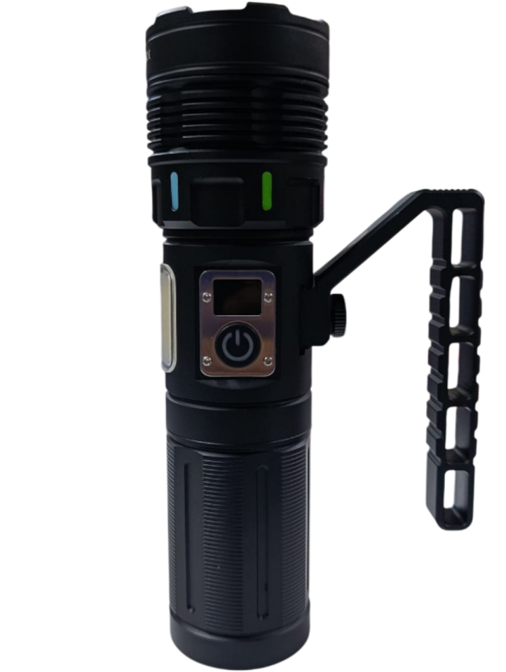 WS-950 Profesyonel El Feneri | 55W – 5500 Lümen – Güçlü Cob Light – Powerbank – Zoomlu – Dijital Göstergeli – Type-C